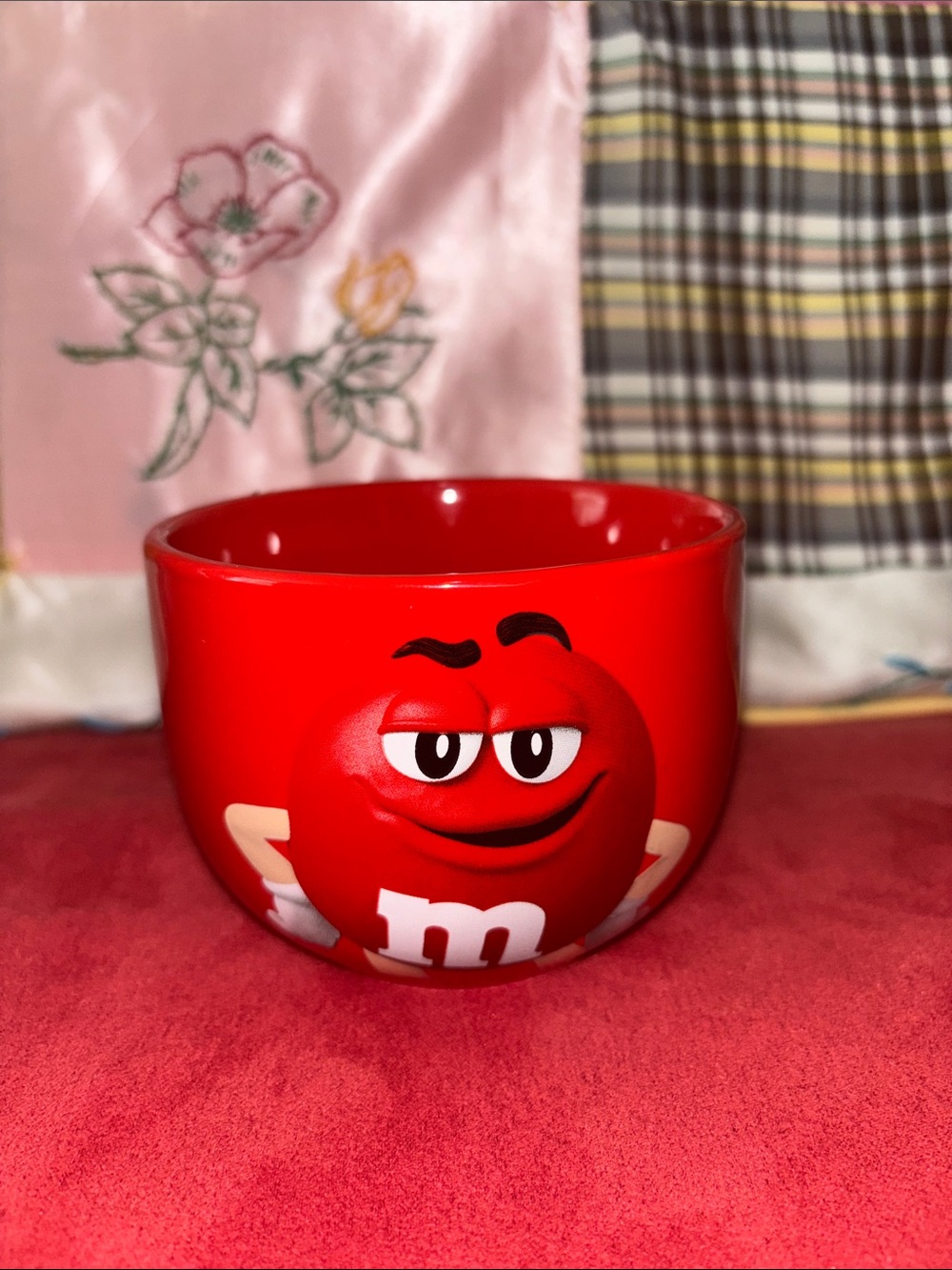 M & M Red Candy/Snack Bowl!